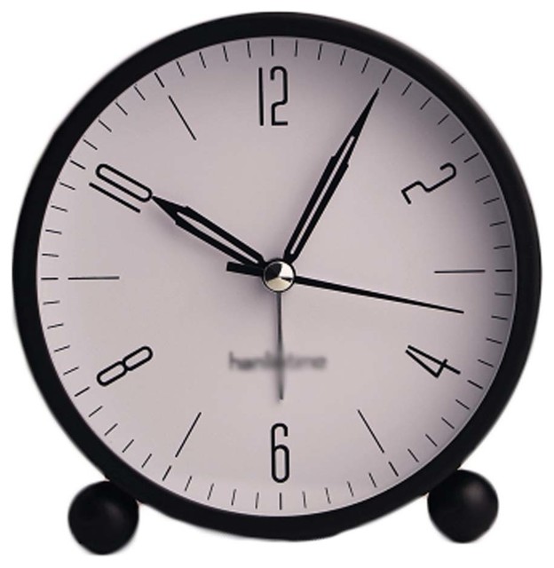 Cute Alarm Clock/Stylish Silent Bedside Alarm Clock Contemporary