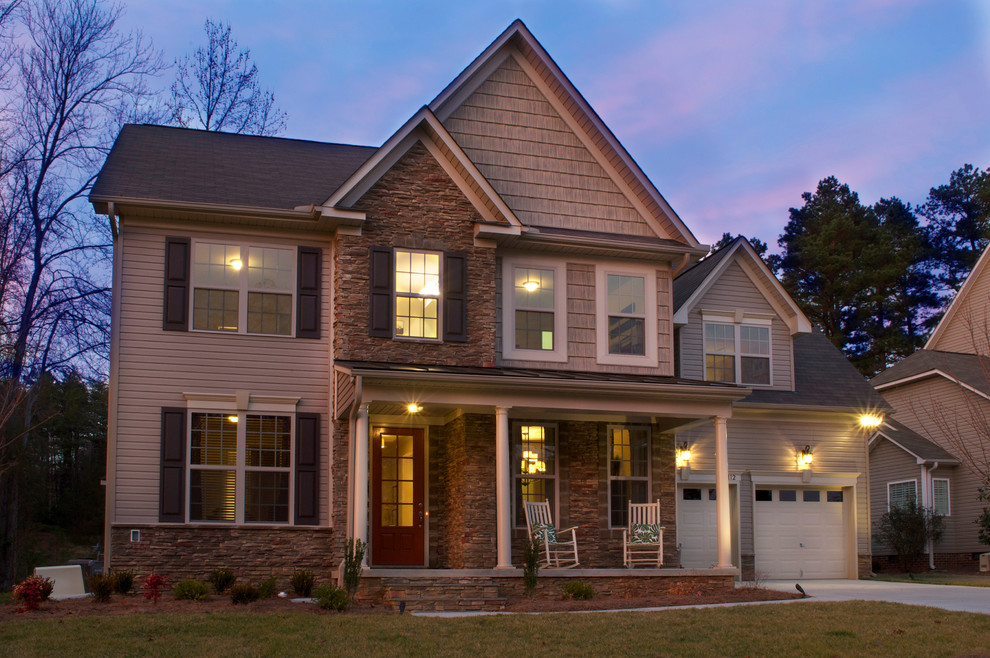 Photo of a traditional exterior in Charlotte.