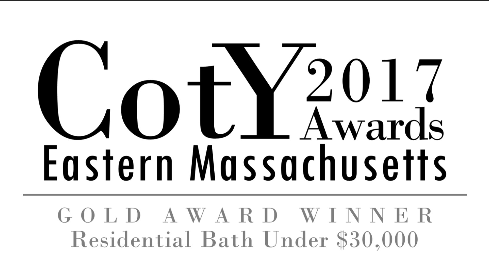 NARI CotY 2017 Awards Eastern Massachusetts Gold Award Residential Bath Under $30,000
