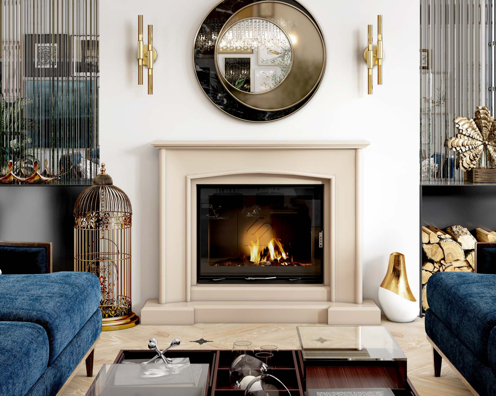 Топки серии UNIVERS (Stav). Фронтальные дровяные топки.