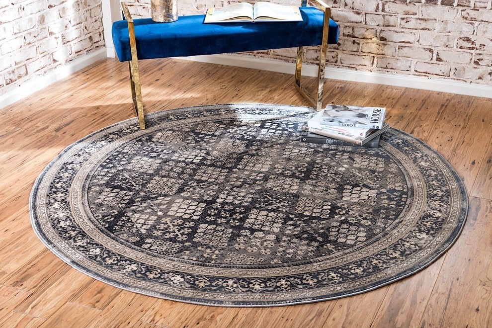 Traditional Newcastle Area Rug, 3'0"x10' Runner Contemporary Hall