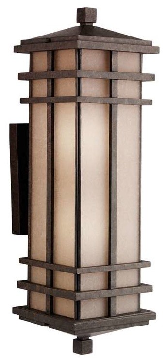 Kichler Lighting 9656AGZ Cross Creek Arts and Crafts/Mission Outdoor Wall Light