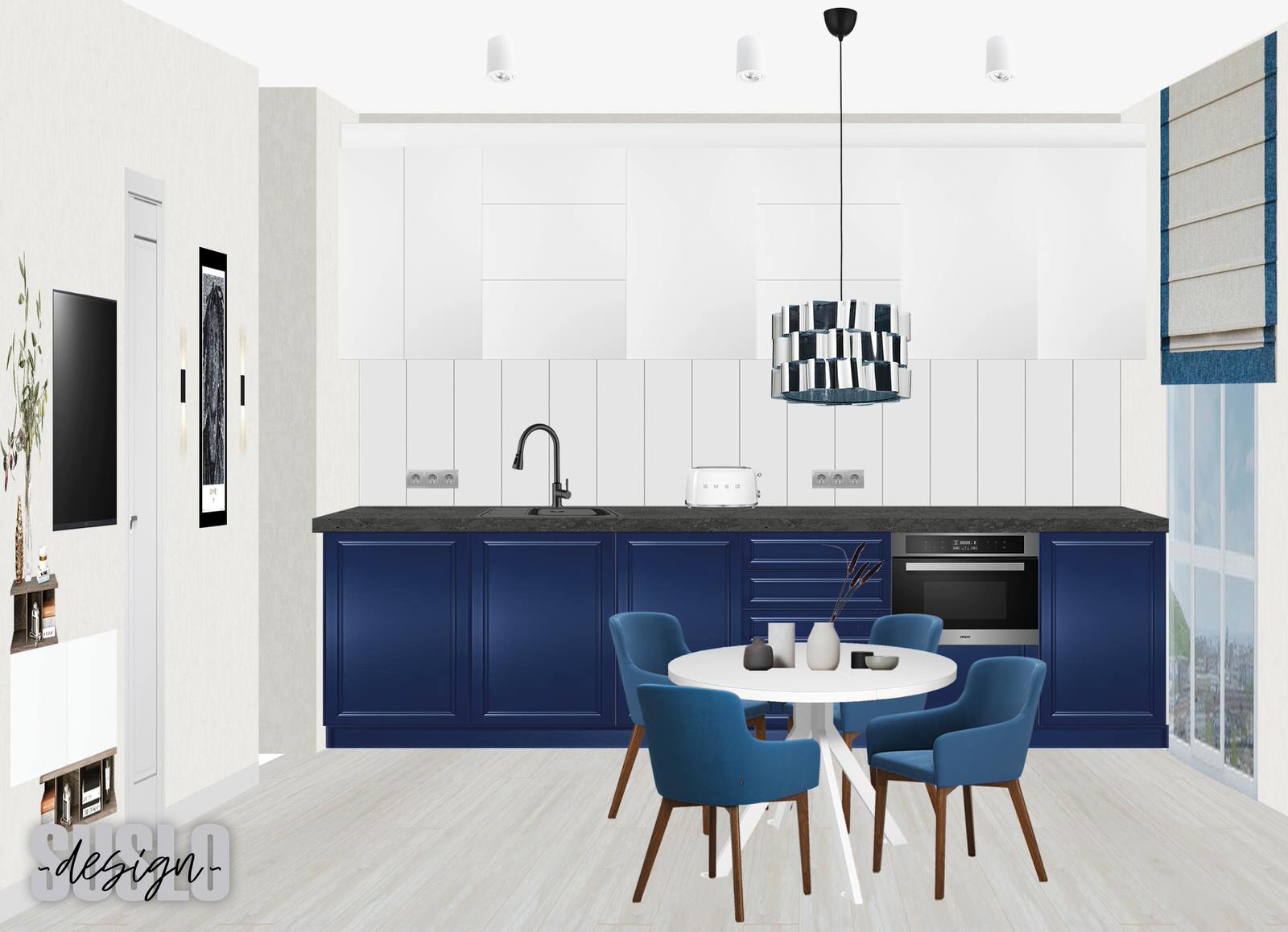 Квартира для холостяка (визуализации и коллажи)