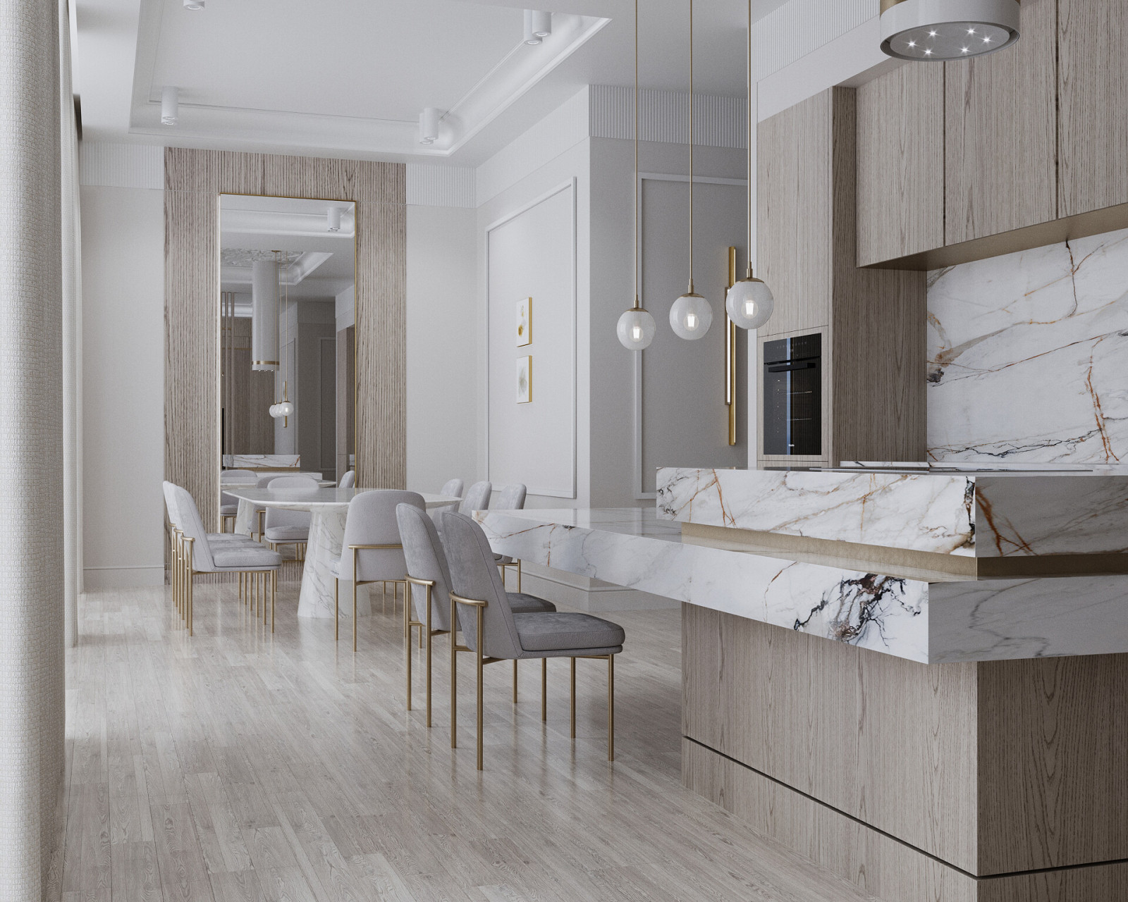 Дизайн квартиры в светлых оттенках