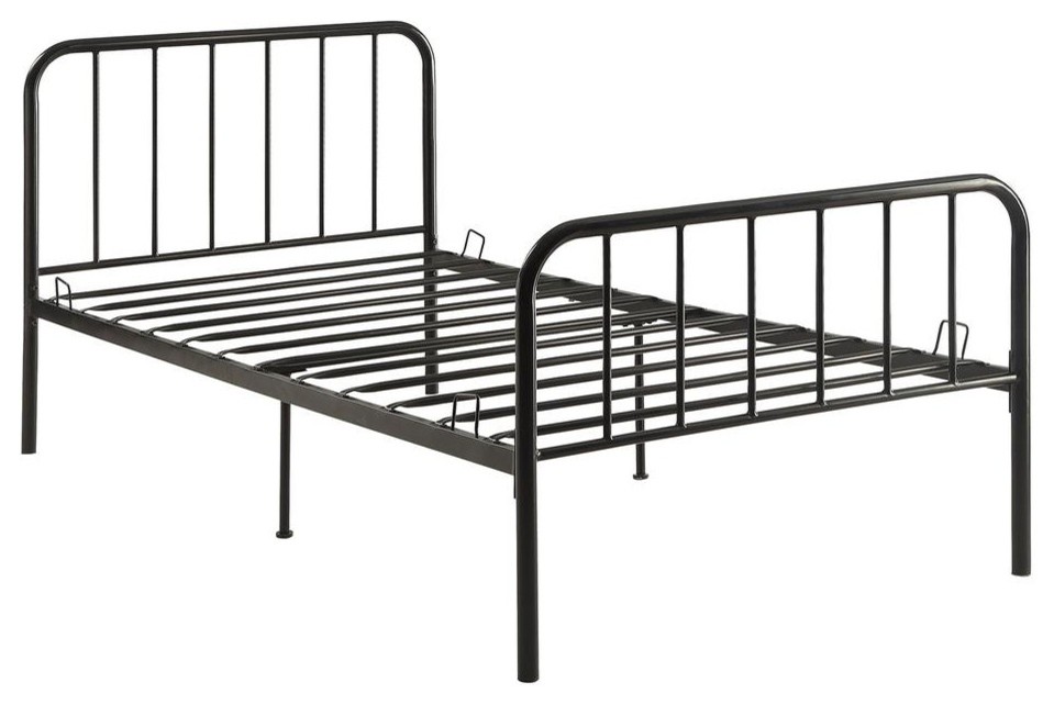 Bed In A Box, Black Transitional Kids Beds by VirVentures Houzz