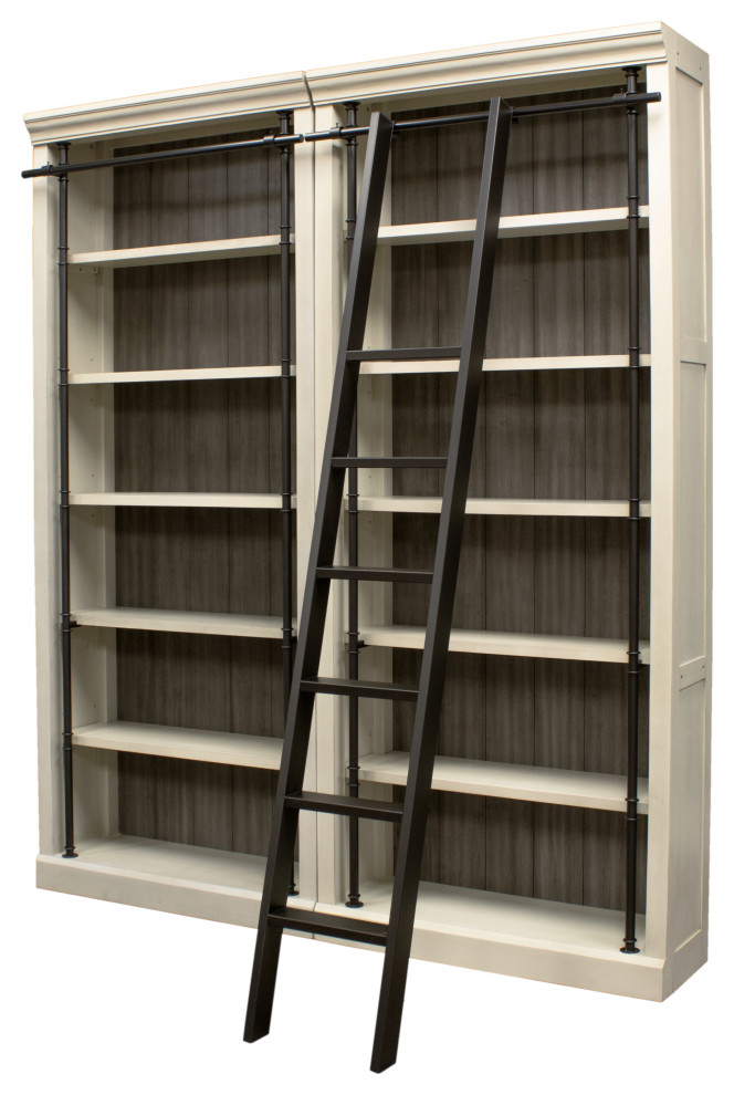 Fully Assembled Bookcase, Storage Organizer Traditional Bookcases