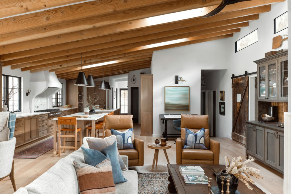 Ranch Revival - Farmhouse - Living Room - Los Angeles - by Coco Maison ...