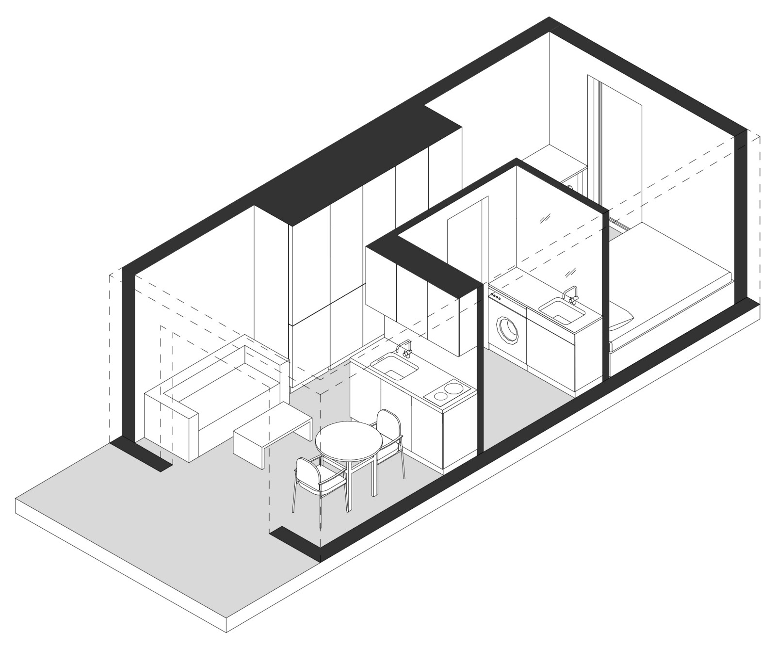 Транспортируемый микро дом XS18
