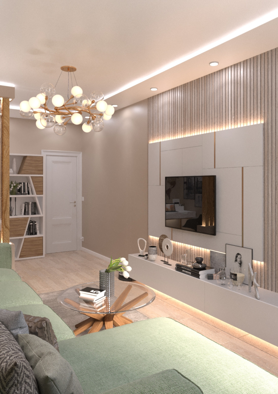 3 Комнатная квартира в ЖК Париж