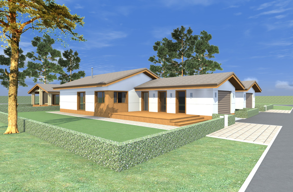 группа частных жилых домов