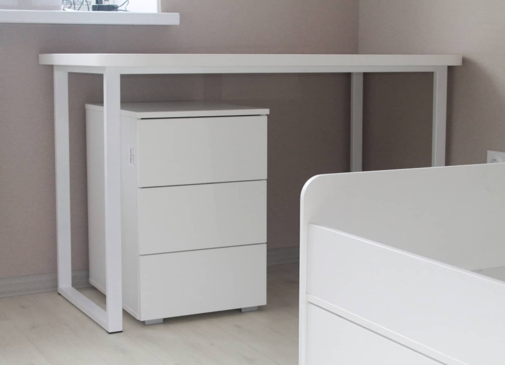 Белая детская в стиле минимализм