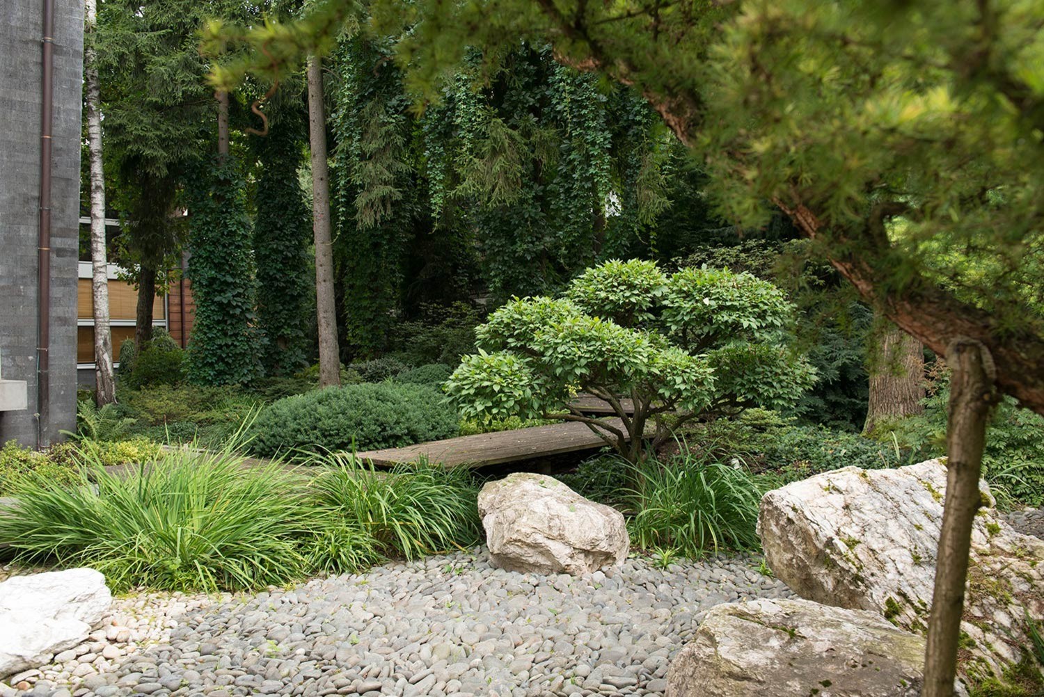 Сад с японским характером в КП Ландшафт