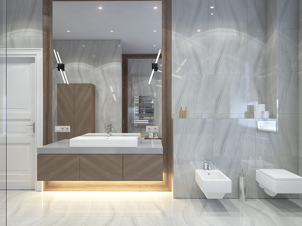 Ванная комната в доме.