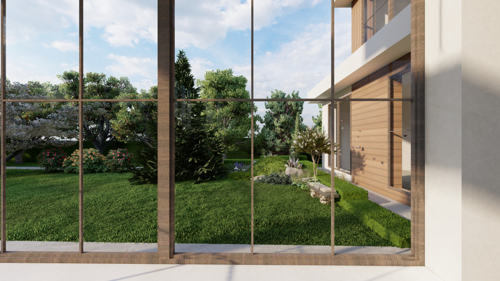 Лаконичный сад. КП Райт Вилладж