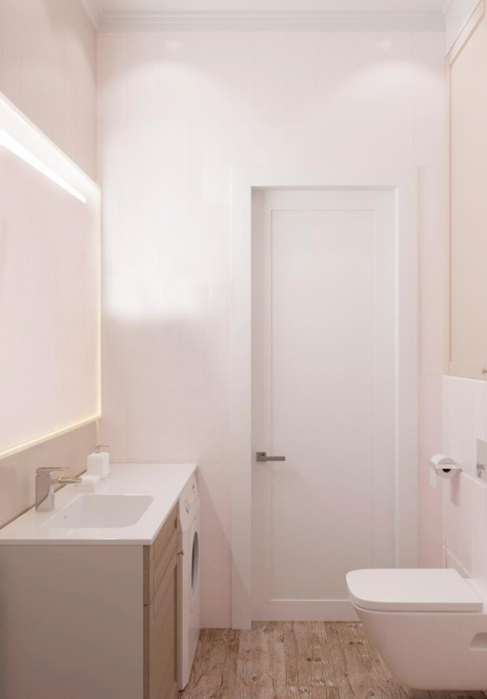 Дизайн проект квартиры  общей площадью 87 м2 в стиле "Эклектика"