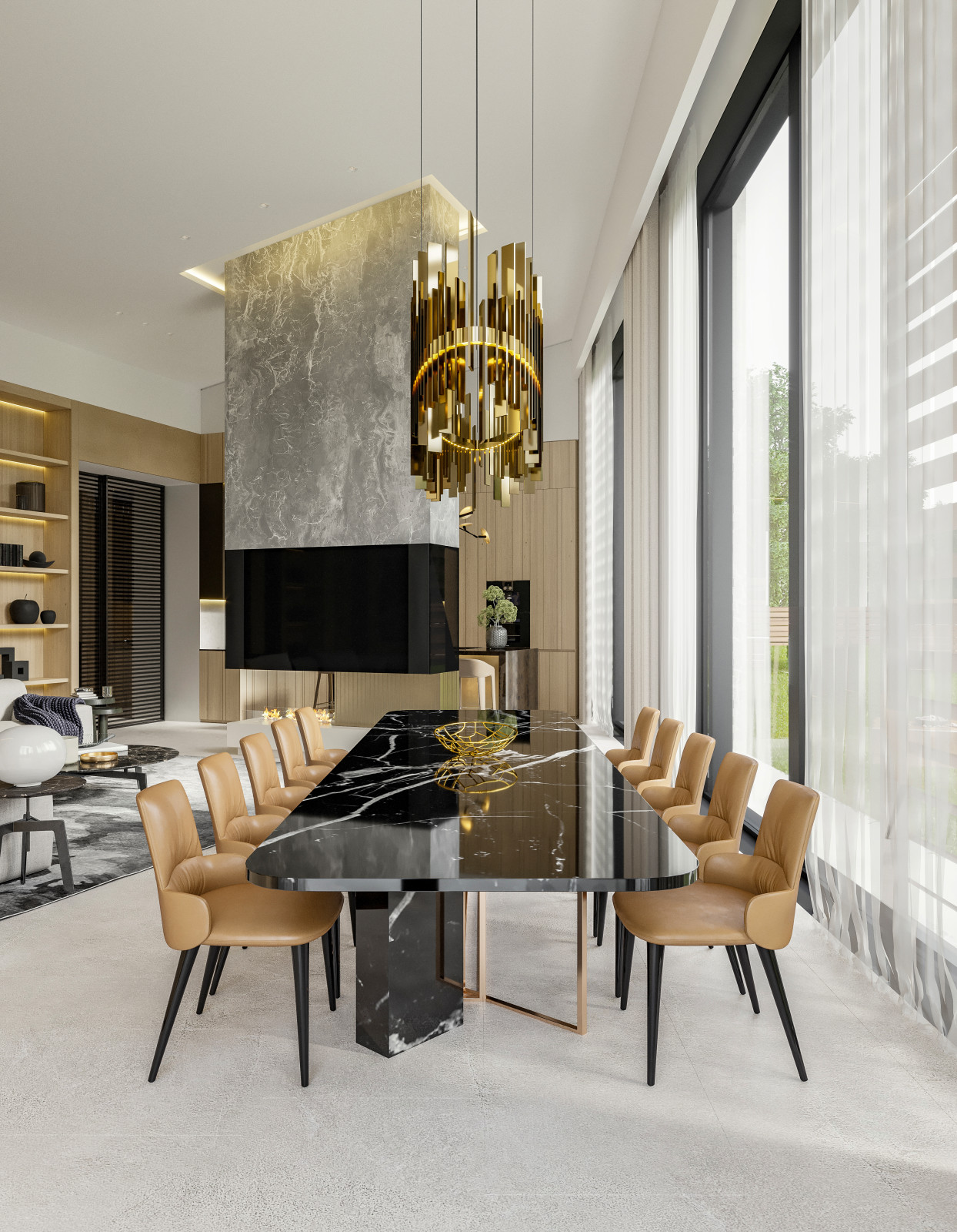 Интерьер дома в Осеченках