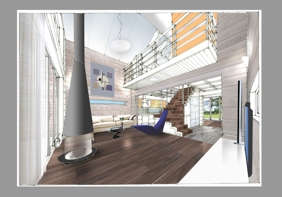 интерьер коттеджа  №3