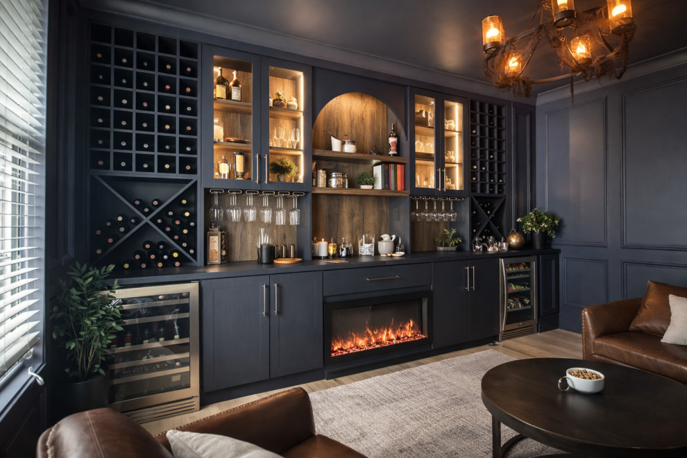 Custom Bar - Modern - Home Bar - Chicago - by Sweet Home Improvements ...