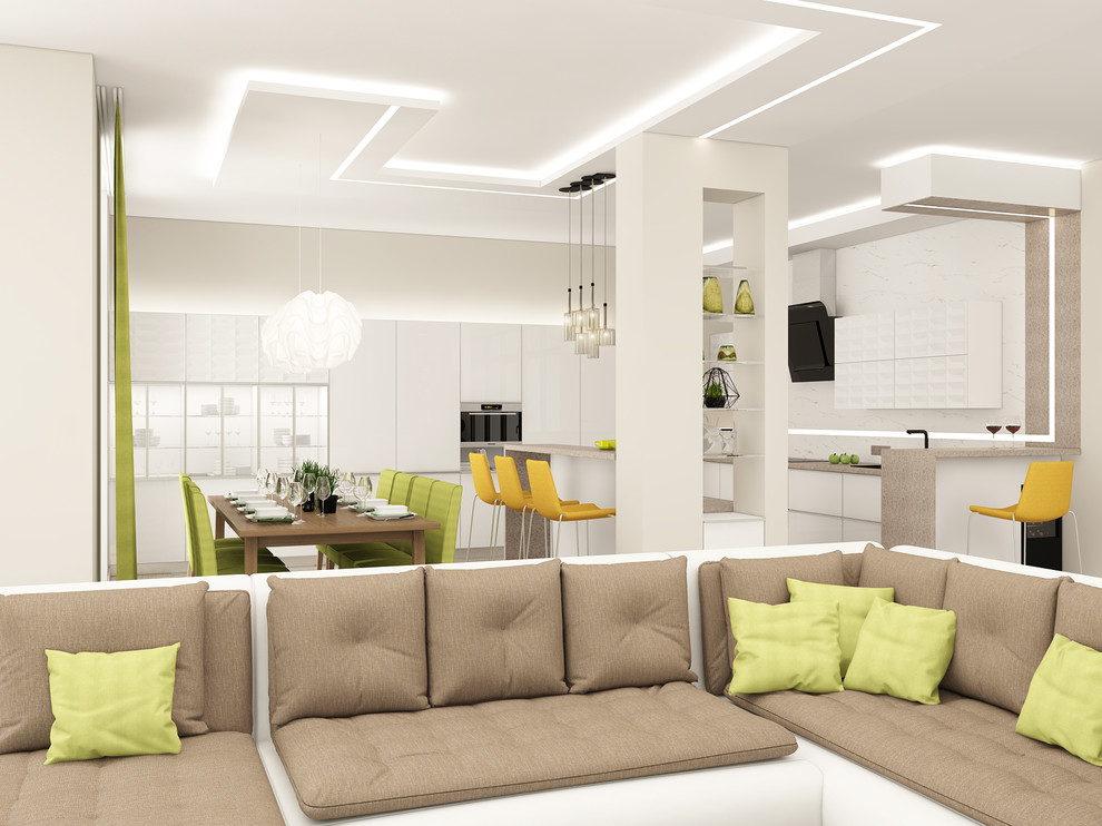 Первый этаж загородного дома