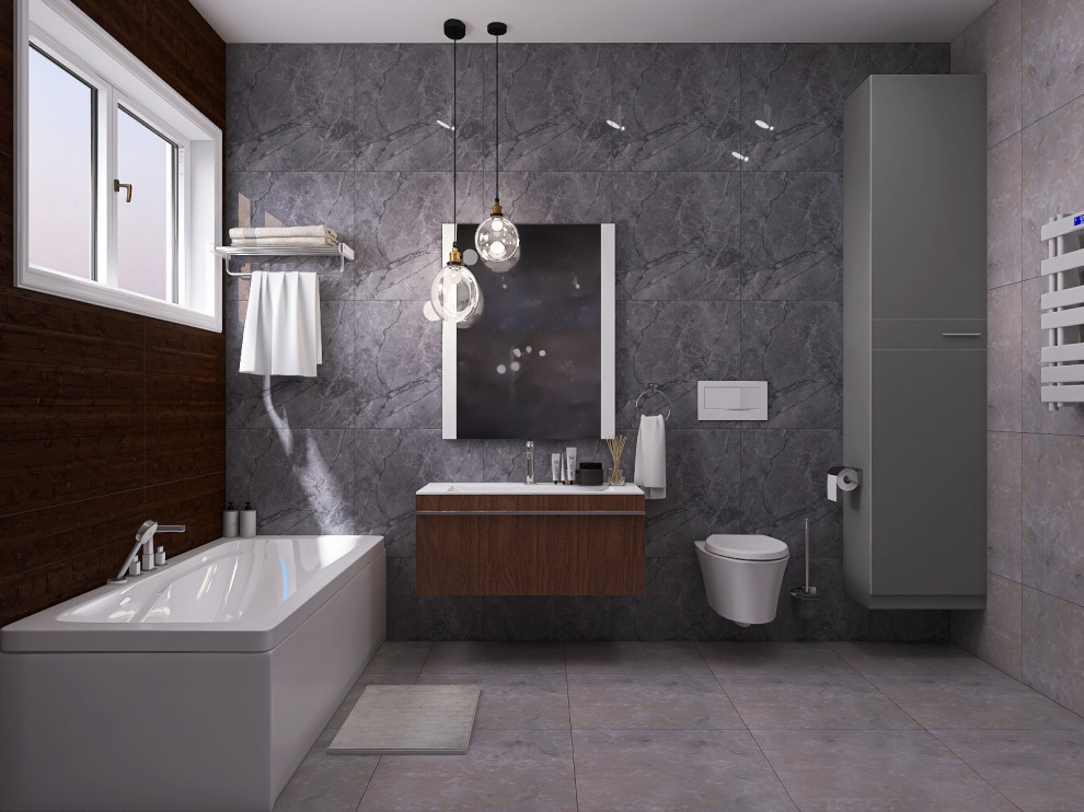 Ванная комната в загородном доме