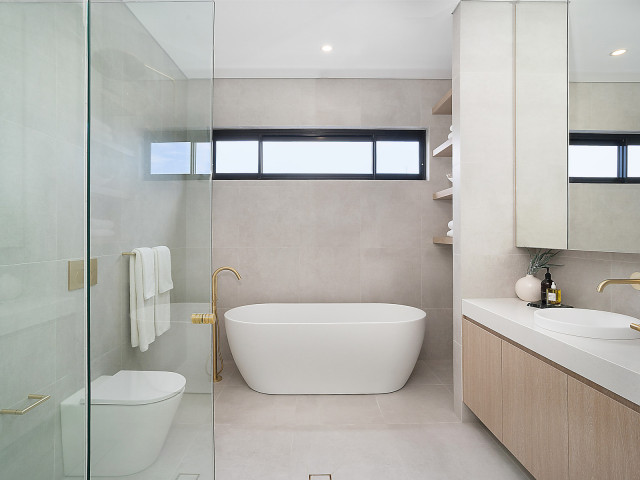 Bexley -  Architecturally Designed Duplex modern-bathroom