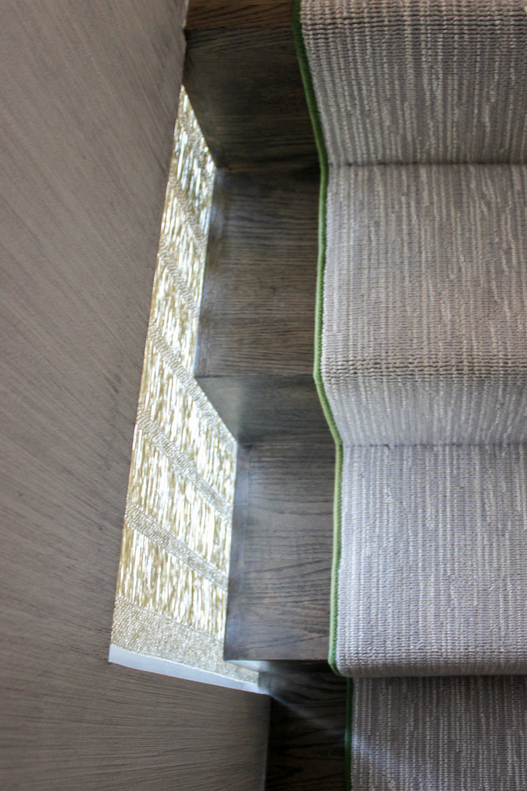 54_Dynamic and Open Wood and Metal Zig-Zag Staircase, Alexandria VA 22302