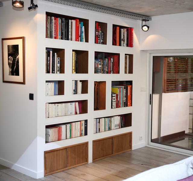 bibliotheque meuble salon