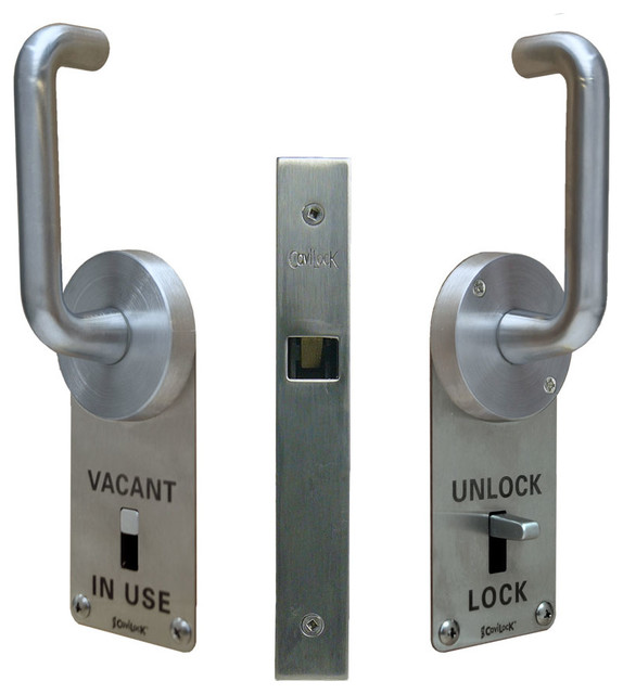 ADA Indicator Lock Privacy Handle Transitional Door Levers by