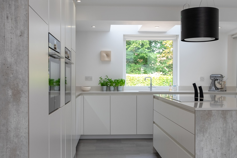 This is an example of an industrial kitchen in Hampshire.