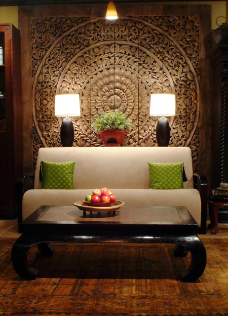 Thai Inspired  Modern Design  Asian  Living  Room  