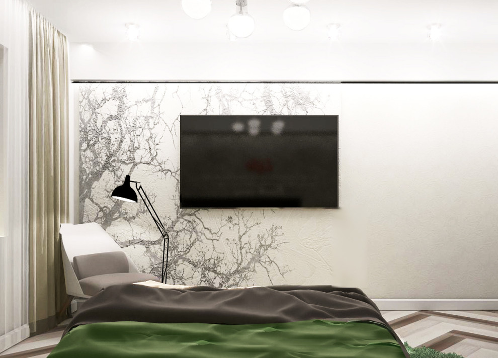 Яркий проект. Квартира 70 м.кв. фьюжн.