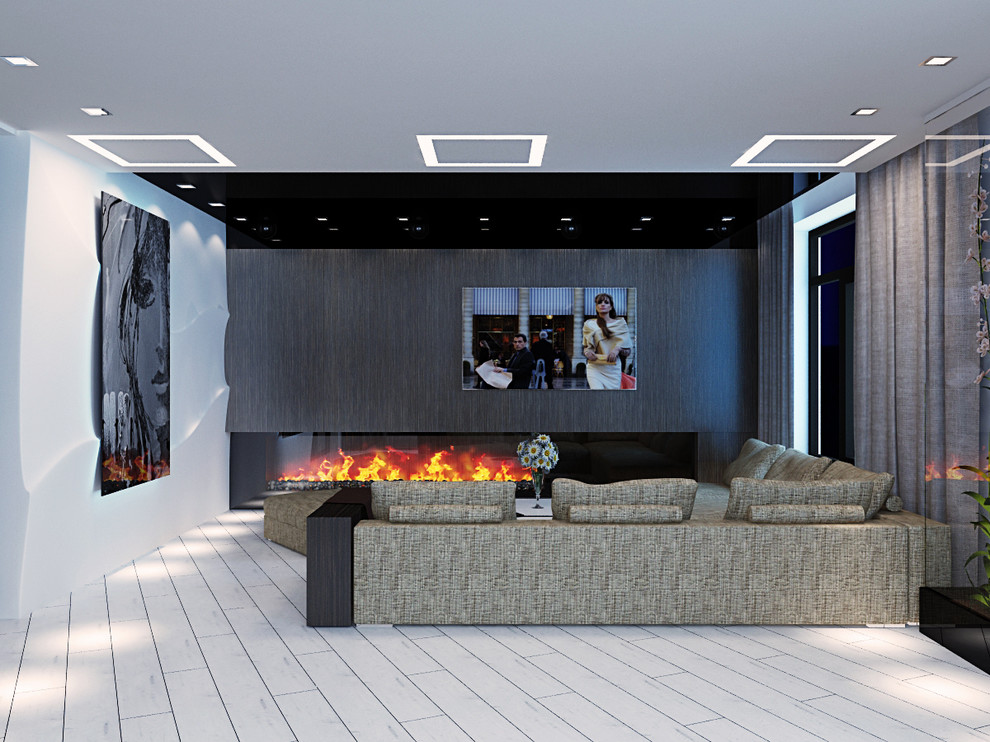 Современный хай-тэк в частном доме