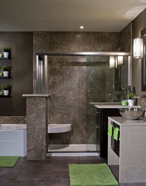 Bathroom - contemporary bathroom idea in Phoenix
