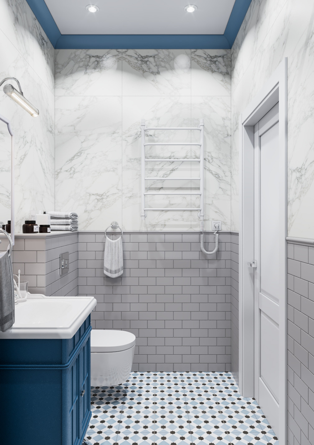 Дизайн квартиры неоклассике с элементами американской классики