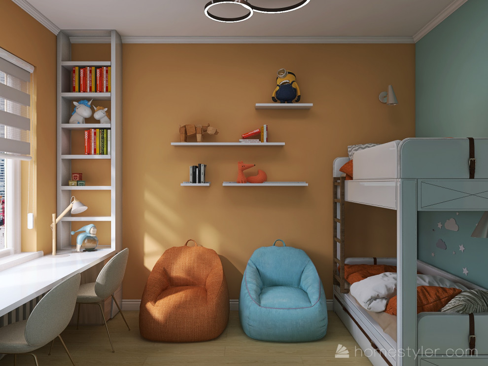 Проект двухкомнатной квартиры для семьи с детьми