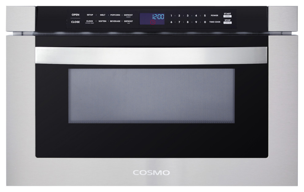 24" Builtin Microwave Drawer With Automatic Presets, Stainless Steel