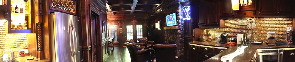 Basement - rustic basement idea
