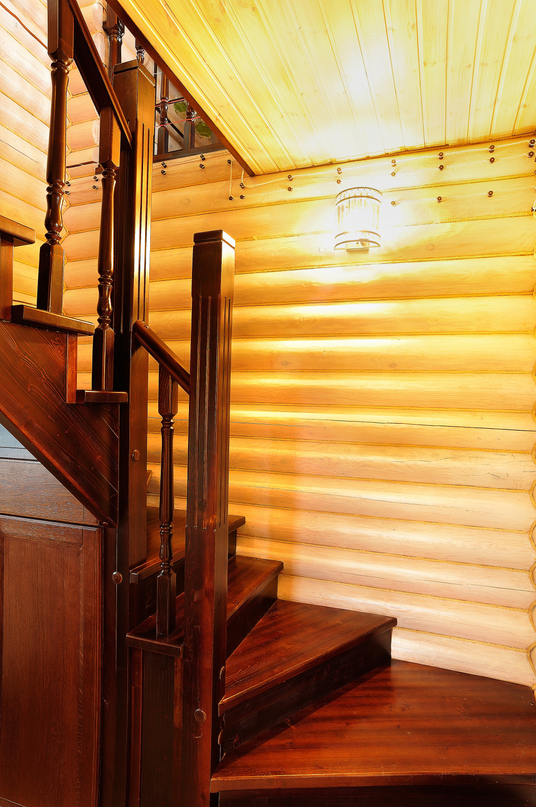 Бревенчатый дом для гостей