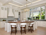 Transitional Kitchen by Harrell & Co Architects