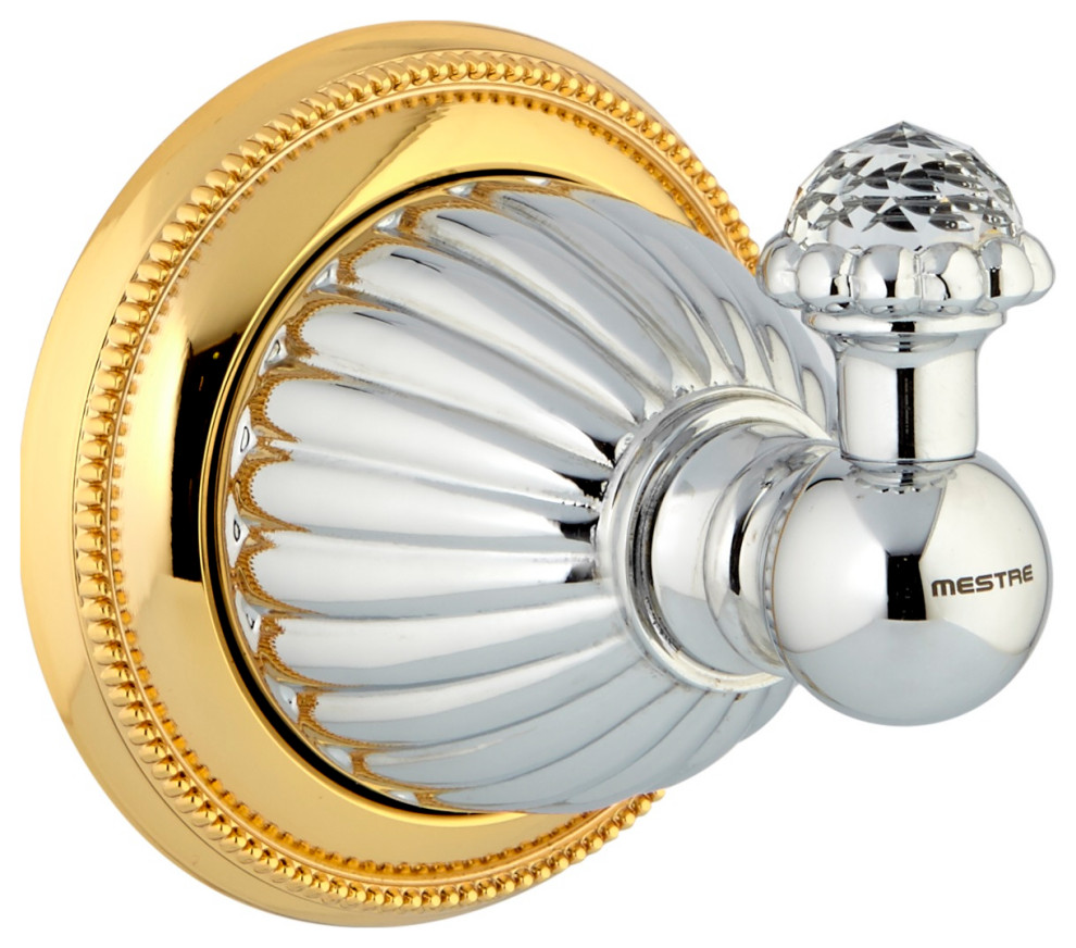Artica Swarovski robe hook . Towel hook. Luxury bath fixtures ...