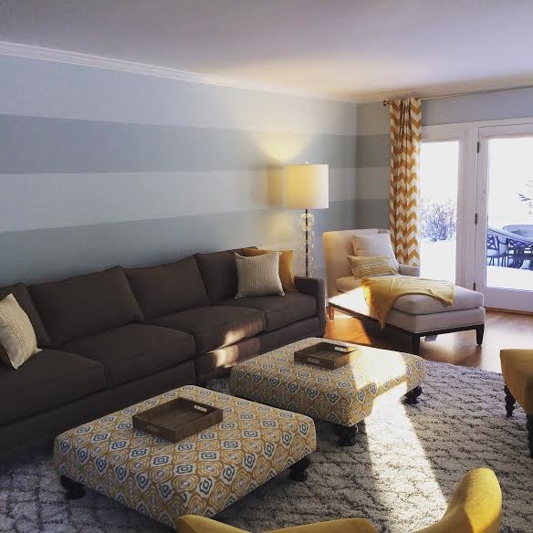 Transitional home design photo in New York