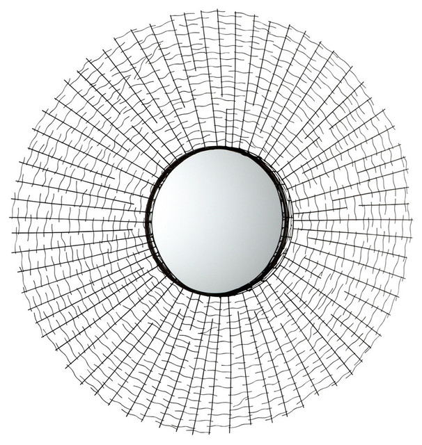 Roxie Mirror 2 Graphite Finish Contemporary Wall Mirrors By Roxie Mirror 2 Graphite Finish Contemporary Wall Mirrors By Buildcom