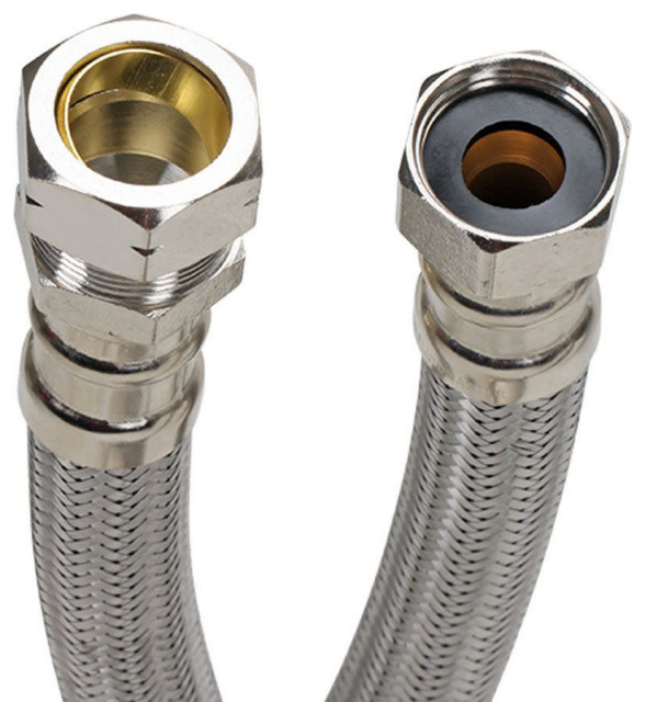 Fluidmaster B4H24 24" Water Heater Connector Bidet And Toilet Parts