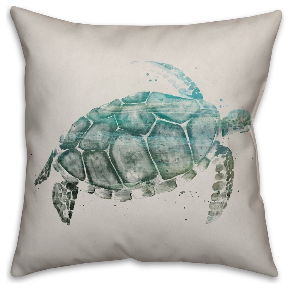 sea turtle outdoor pillows