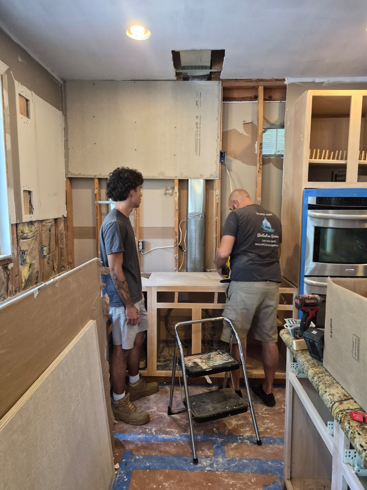 New Hope Kitchen Painting Railings Trim