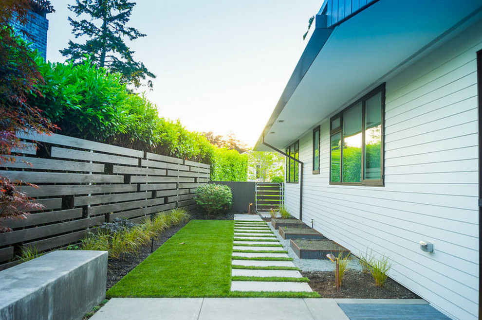 This is an example of a modern garden in Seattle.
