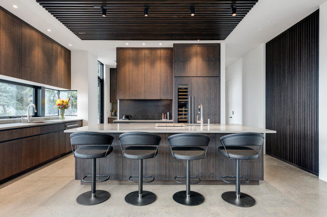 Eola Hills contemporaneo-cucina