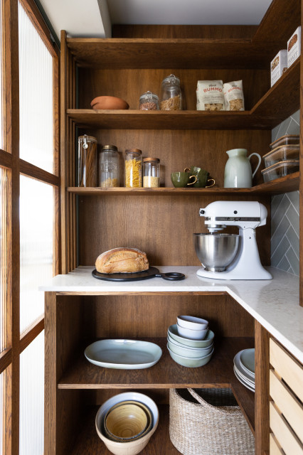 Mid-Century Modern Beach House retro-kitchen