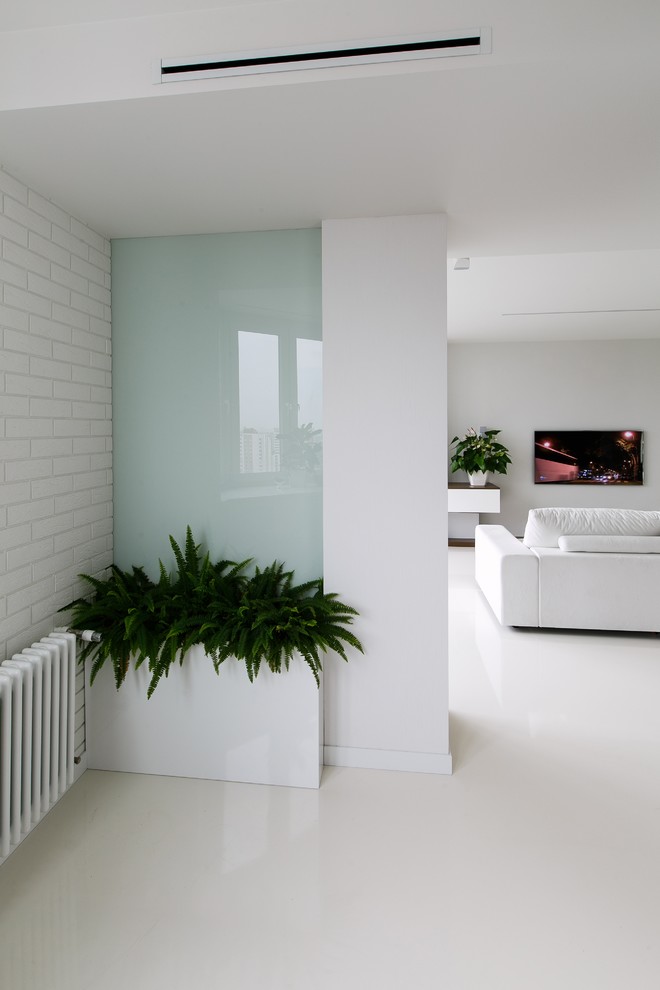 Белый интерьер