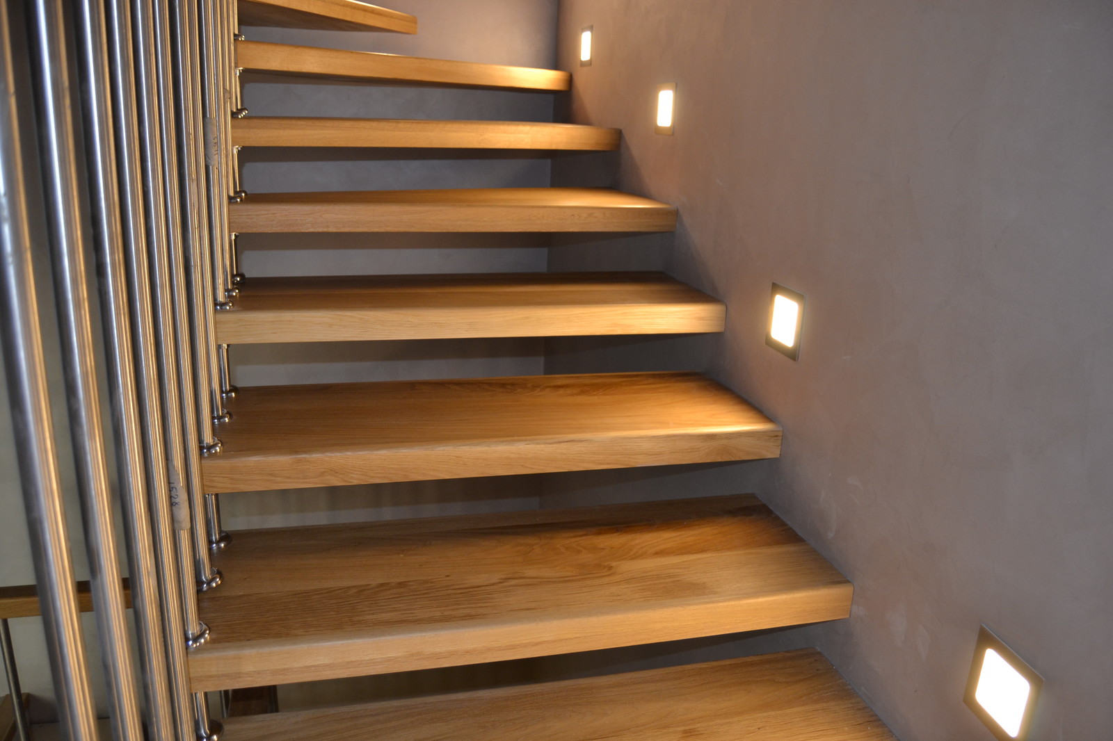 Лестница из дуба Лесная поляна